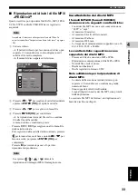 Preview for 261 page of Yamaha DVX-S301 Owner'S Manual