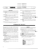 Preview for 6 page of Yamaha DX11 Operating Manual