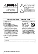 Preview for 2 page of Yamaha DXR10 Owner'S Manual