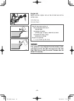 Preview for 30 page of Yamaha EF5500DE Owner'S Manual