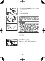 Preview for 32 page of Yamaha EF5500DE Owner'S Manual