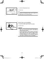 Preview for 35 page of Yamaha EF5500DE Owner'S Manual