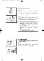 Preview for 15 page of Yamaha EF6600D Owner'S Manual