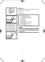 Preview for 20 page of Yamaha EF6600D Owner'S Manual