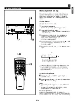 Preview for 39 page of Yamaha EM-203VCD Owner'S Manual