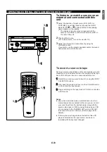 Preview for 41 page of Yamaha EM-203VCD Owner'S Manual