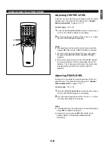 Preview for 47 page of Yamaha EM-203VCD Owner'S Manual