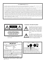 Preview for 4 page of Yamaha EMX 5000-12 Owner'S Manual