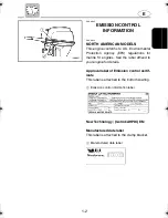 Preview for 9 page of Yamaha F6B Ower'S Manual