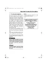 Preview for 3 page of Yamaha FX SHO: FX Cruiser Owner'S Manual