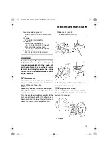 Preview for 99 page of Yamaha FX SHO: FX Cruiser Owner'S Manual