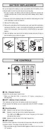 Preview for 2 page of Yamaha FX370C User Manual