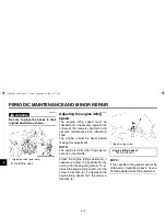 Preview for 56 page of Yamaha FZ6-NA Owner'S Manual