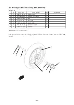 Preview for 60 page of Yamaha GYTR YZF-R6 2022 Service Kit Manual