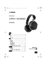 Preview for 132 page of Yamaha HPH-W300 Owner'S Manual