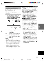 Preview for 29 page of Yamaha HTR-5635 Owner'S Manual