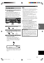 Preview for 39 page of Yamaha HTR-5635 Owner'S Manual