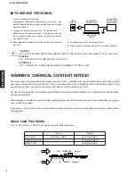 Preview for 2 page of Yamaha HTR-5930 Service Manual