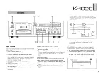 Preview for 11 page of Yamaha K-1020 Owner'S Manual