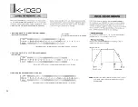 Preview for 12 page of Yamaha K-1020 Owner'S Manual