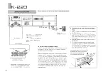 Preview for 4 page of Yamaha K-220 Owner'S Manual