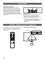 Preview for 18 page of Yamaha KX W482 Owner'S Manual