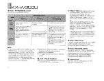 Preview for 8 page of Yamaha KX-W900 Owner'S Manual