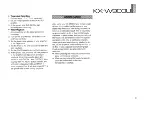 Preview for 23 page of Yamaha KX-W900 Owner'S Manual