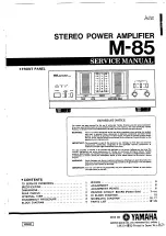 Yamaha M-85 Service Manual preview