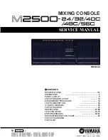 Yamaha M2500-24 Service Manual preview