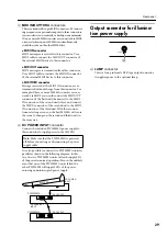 Preview for 29 page of Yamaha M3000A Owner'S Manual