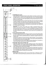 Preview for 4 page of Yamaha MC2410M Operating Manual