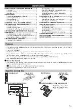 Preview for 3 page of Yamaha MCRB043DWHI Owner'S Manual