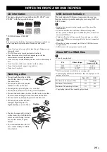 Preview for 27 page of Yamaha MCRB043DWHI Owner'S Manual