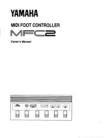 Yamaha MFC2 Owner'S Manual preview