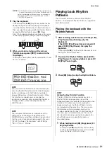 Preview for 31 page of Yamaha MX88BK Owner'S Manual