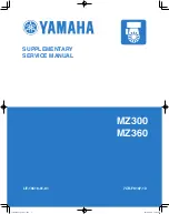 Yamaha MZ300 Service Manual preview