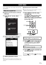 Preview for 23 page of Yamaha NP-S2000 Owner'S Manual