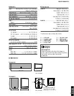 Preview for 5 page of Yamaha NS-P270 Service Manual