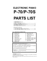 Preview for 41 page of Yamaha P-70 Service Manual