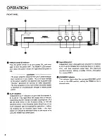 Preview for 4 page of Yamaha P2040 Operation Manual