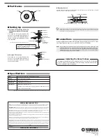 Preview for 4 page of Yamaha PCY10 Owner'S Manual