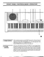 Preview for 4 page of Yamaha PF-80 Owner'S Manual