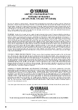 Preview for 26 page of Yamaha piaggero NP-11 Owner'S Manual