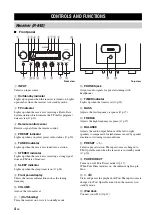 Preview for 8 page of Yamaha PianoCraft MCR-840 Owner'S Manual