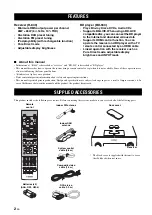 Preview for 4 page of Yamaha PianoCraft MCR-940 Owner'S Manual