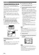 Preview for 26 page of Yamaha PianoCraft MCR-940 Owner'S Manual