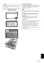 Preview for 59 page of Yamaha PianoCraft MCR-940 Owner'S Manual