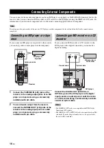 Preview for 18 page of Yamaha PianoCraft MCR-E810 Owner'S Manual