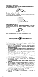 Preview for 12 page of Yamaha PortaSound PS-300 Playing Manual